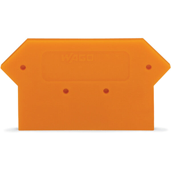 WAGO Abschlußplatte orange, 2,5mm 284-317